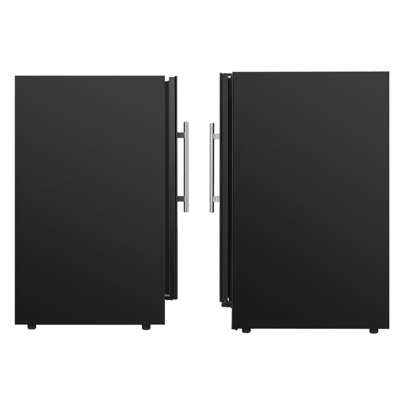 Equator Advanced Appliances 9-Bottle Single-Zone Wine Refrigerator – Black, Freestanding or Built-In, 7-Color LED, 110V