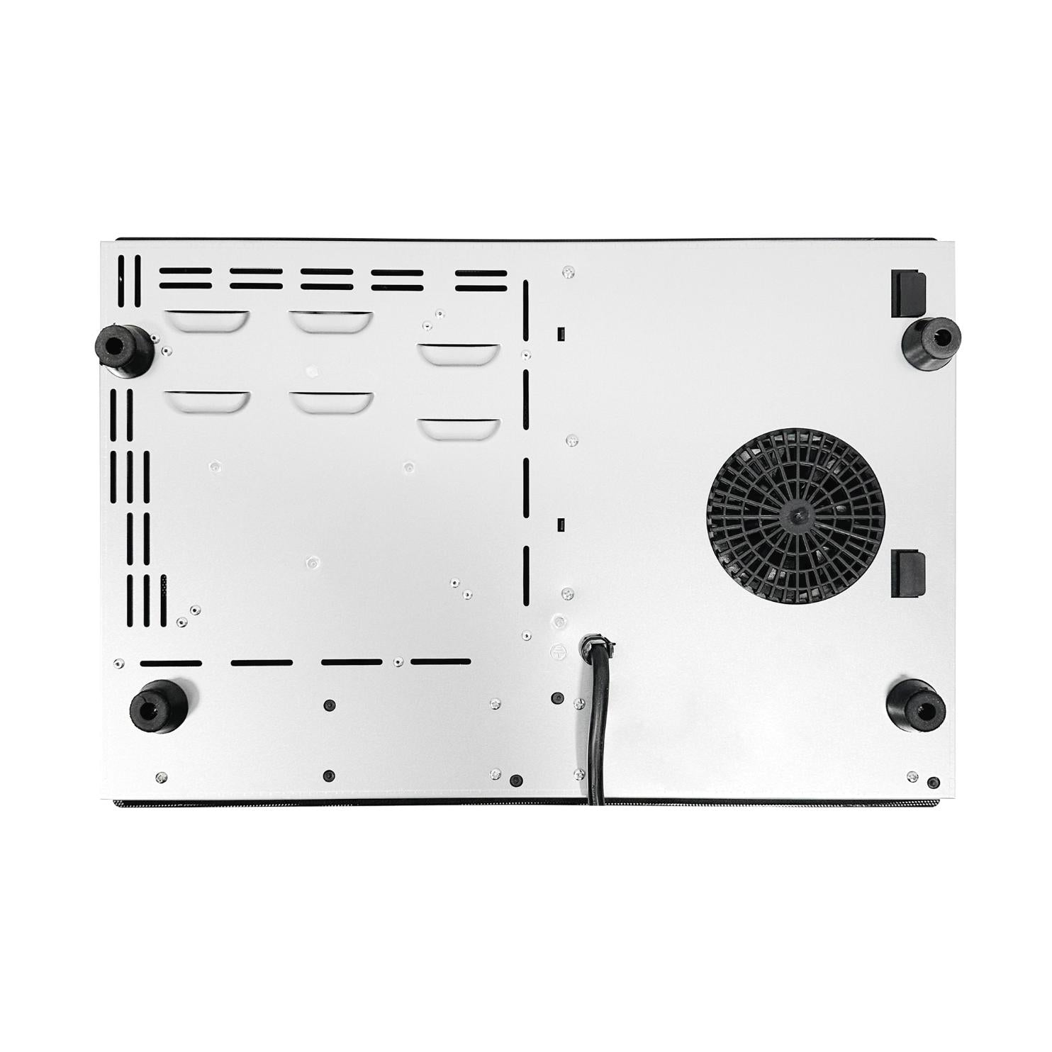 Equator Advanced Appliances Equator 20″ Electric Hybrid Cooktop – 1 Induction & 1 Ceramic Burner, 120V, Black