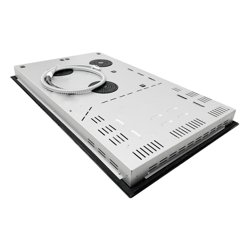 Equator Advanced Appliances 36″ Electric Hybrid Cooktop – 5 Burners, Ceramic & Induction, 220V Standard Touch