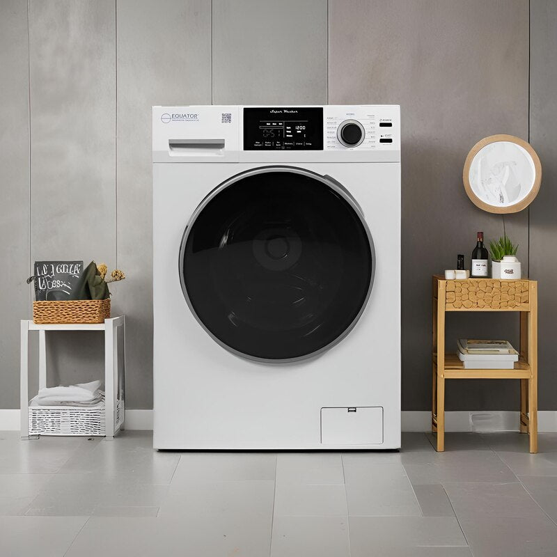 Equator Advanced Appliances Super Washer 1.9 cu. ft. / 18 lb Capacity with Sanitize & Allergen Cycles, Winterize Function, 1400 RPM, White, 110V