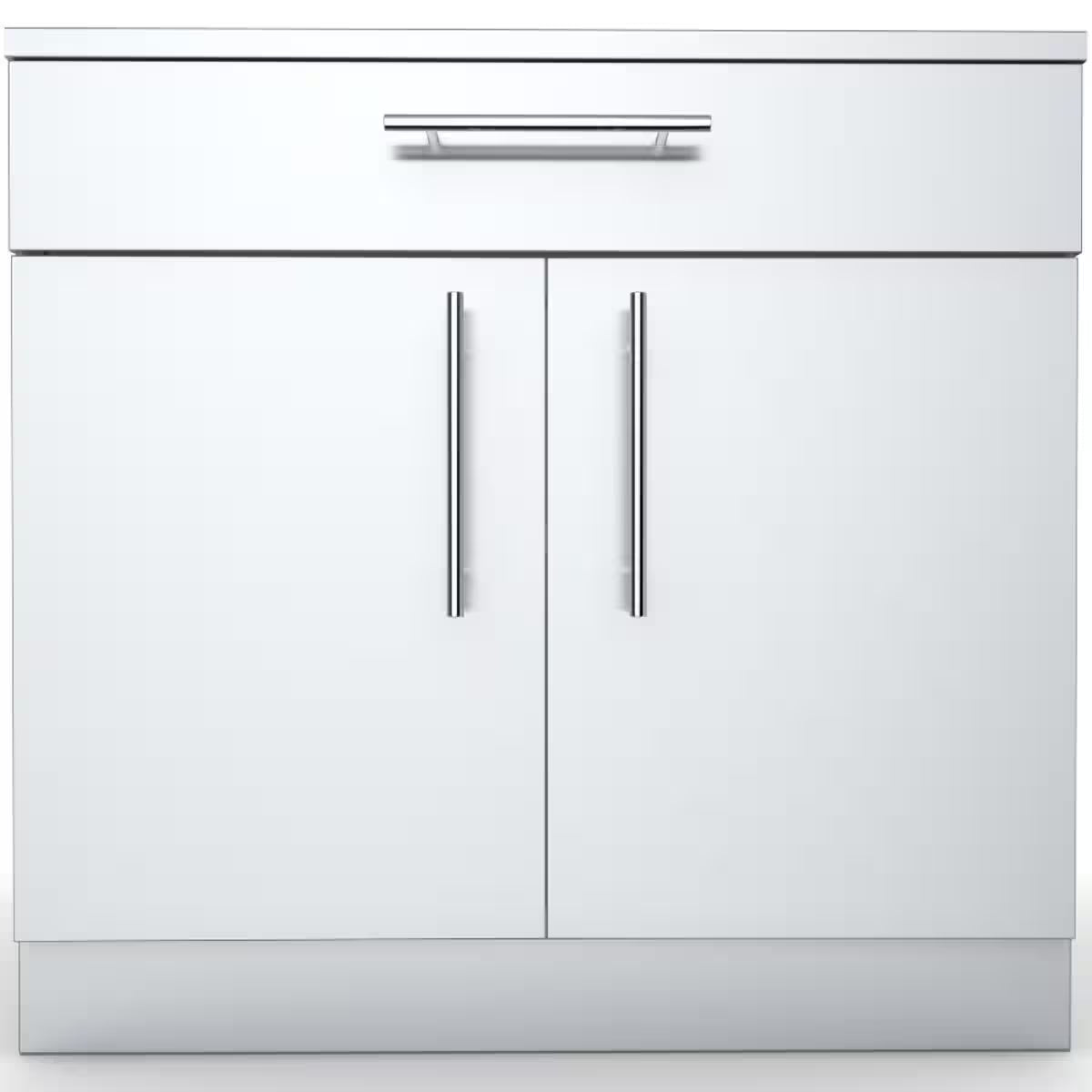 Sunstone SBC36CDD – 36-Inch Double Door Cabinet with Drawer & Shelf