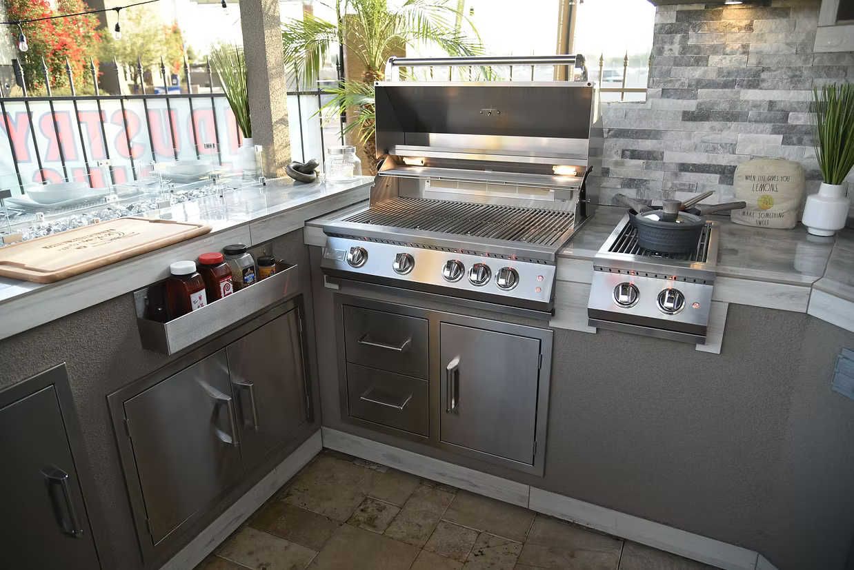 KoKoMo Grills Outdoor Kitchen Drawer and Door Combo