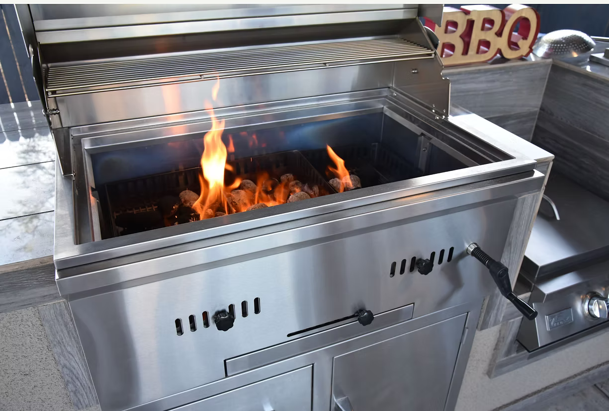 KoKoMo Grills 32" Built-In Charcoal Grill