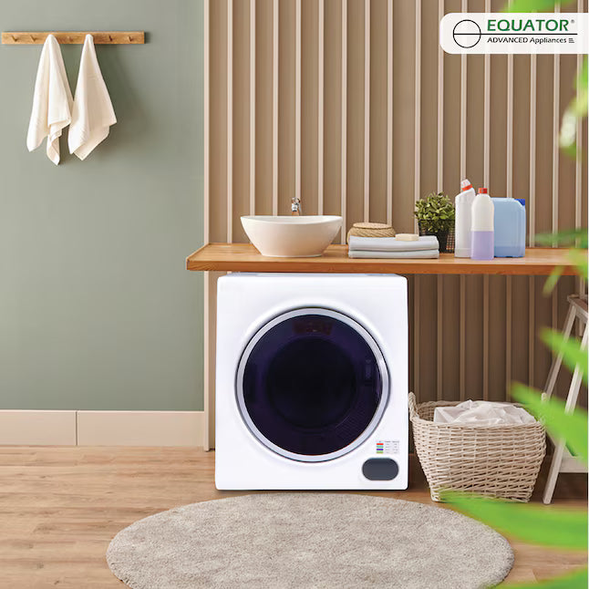 Equator Advanced Appliances 3.5 cu. ft. Stackable Vented Electric Dryer – White