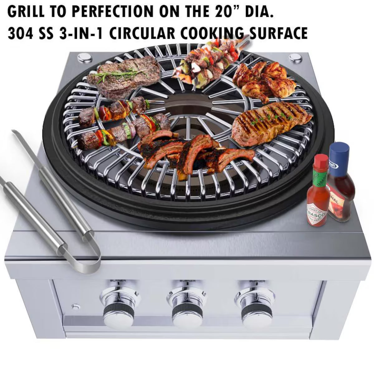 Sunstone Metal 24" Power Cirque Burner Complete Package