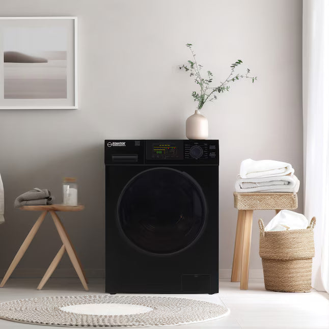 Equator Advanced Appliances Extra-Small 1.62 cu. ft. Stackable Front-Load Washer – Black