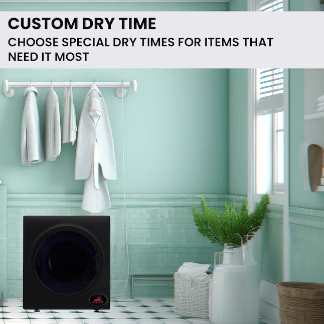 Equator Advanced Appliances 3.5 cu. ft. Stackable Vented Electric Dryer –Black