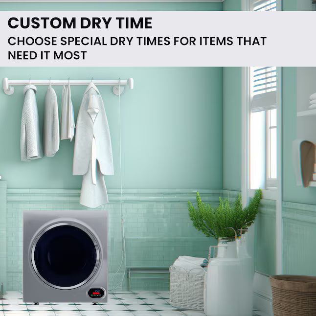 Equator Advanced Appliances 3.5 cu. ft. Stackable Vented Electric Dryer – Silver