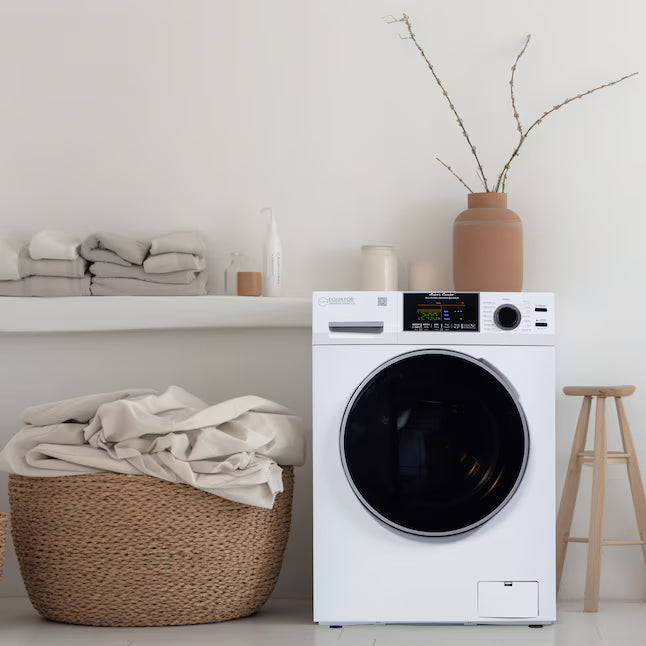 Equator Advanced Appliances 1.9 cu. ft. Convertible Ventless All-in-One Washer & Dryer Combo – White