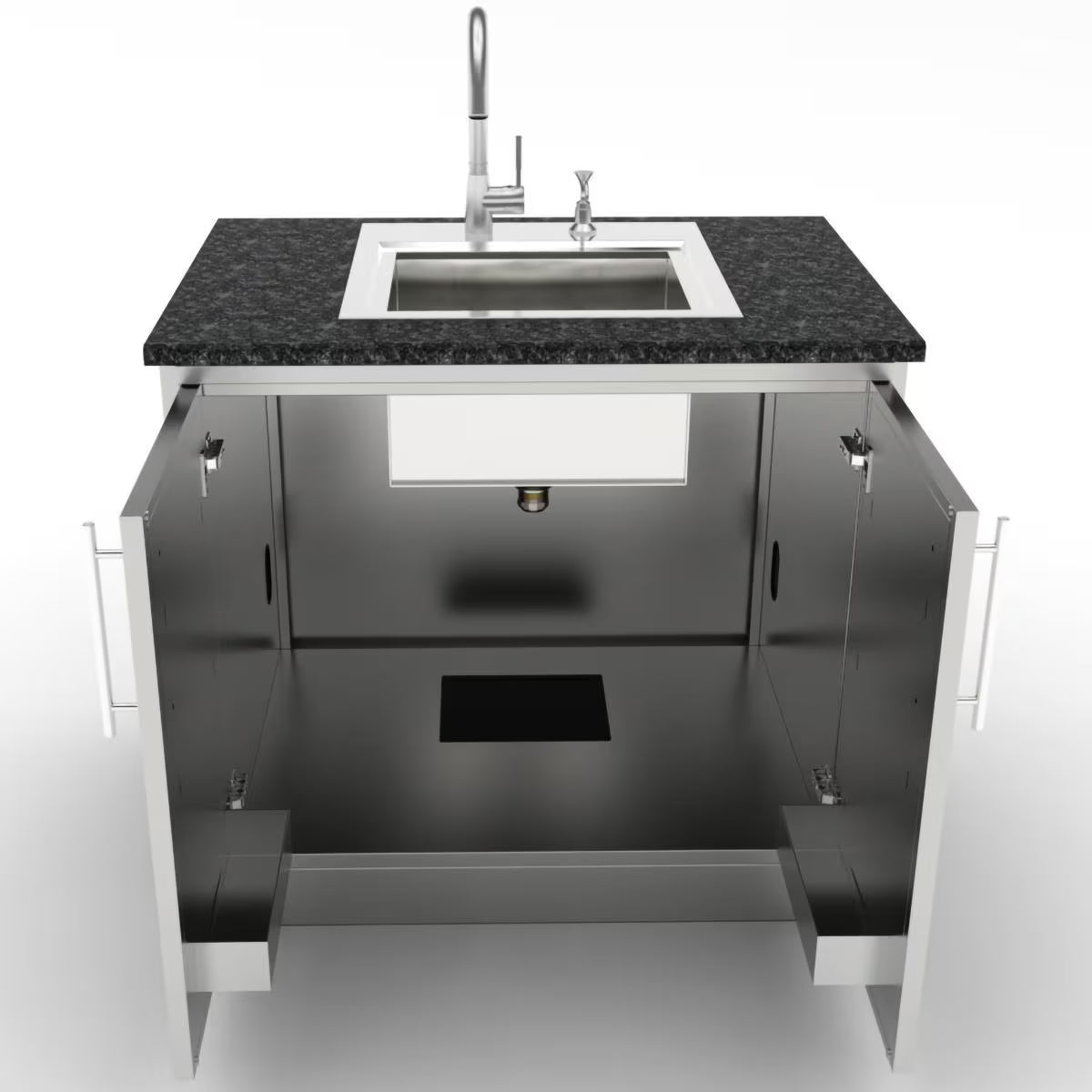 Sunstone SBC36FDD – 36-Inch Double Drawer Outdoor Kitchen Cabinet