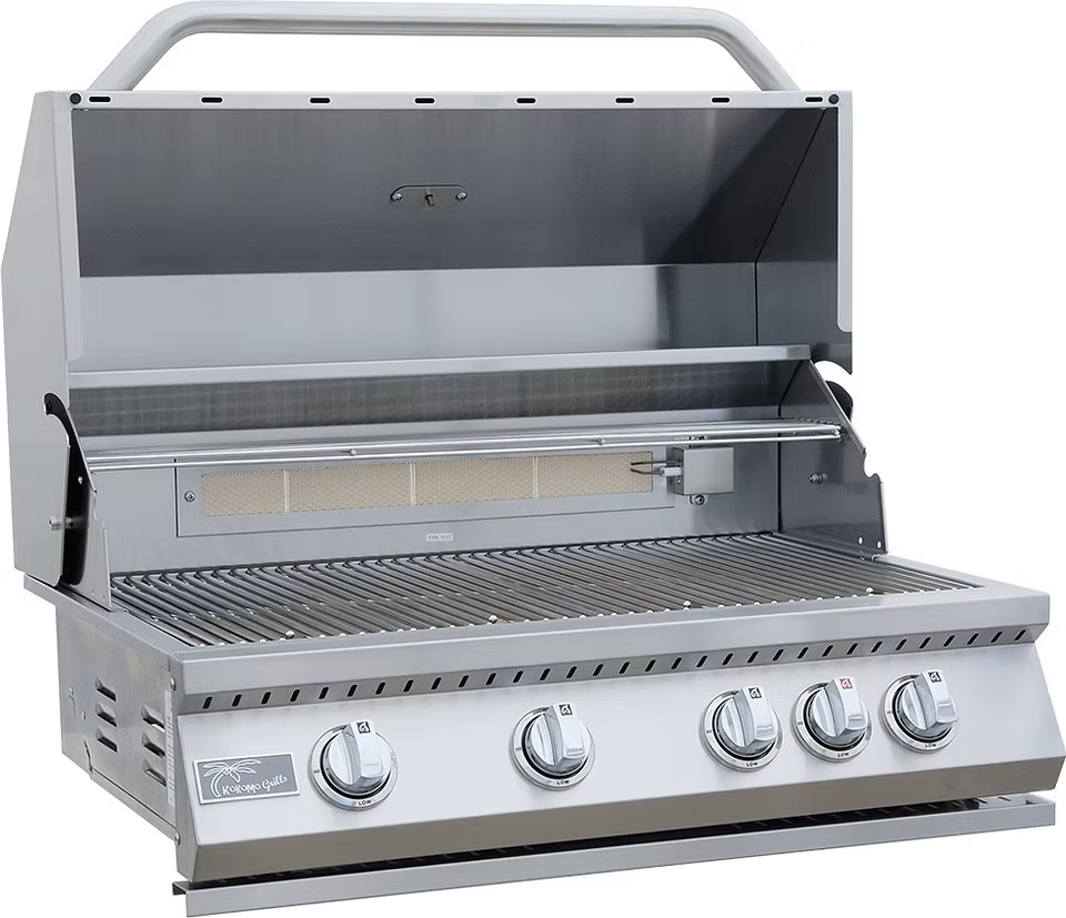 Kokomo Grills St. John 7'6" BBQ Island w/ High Bar