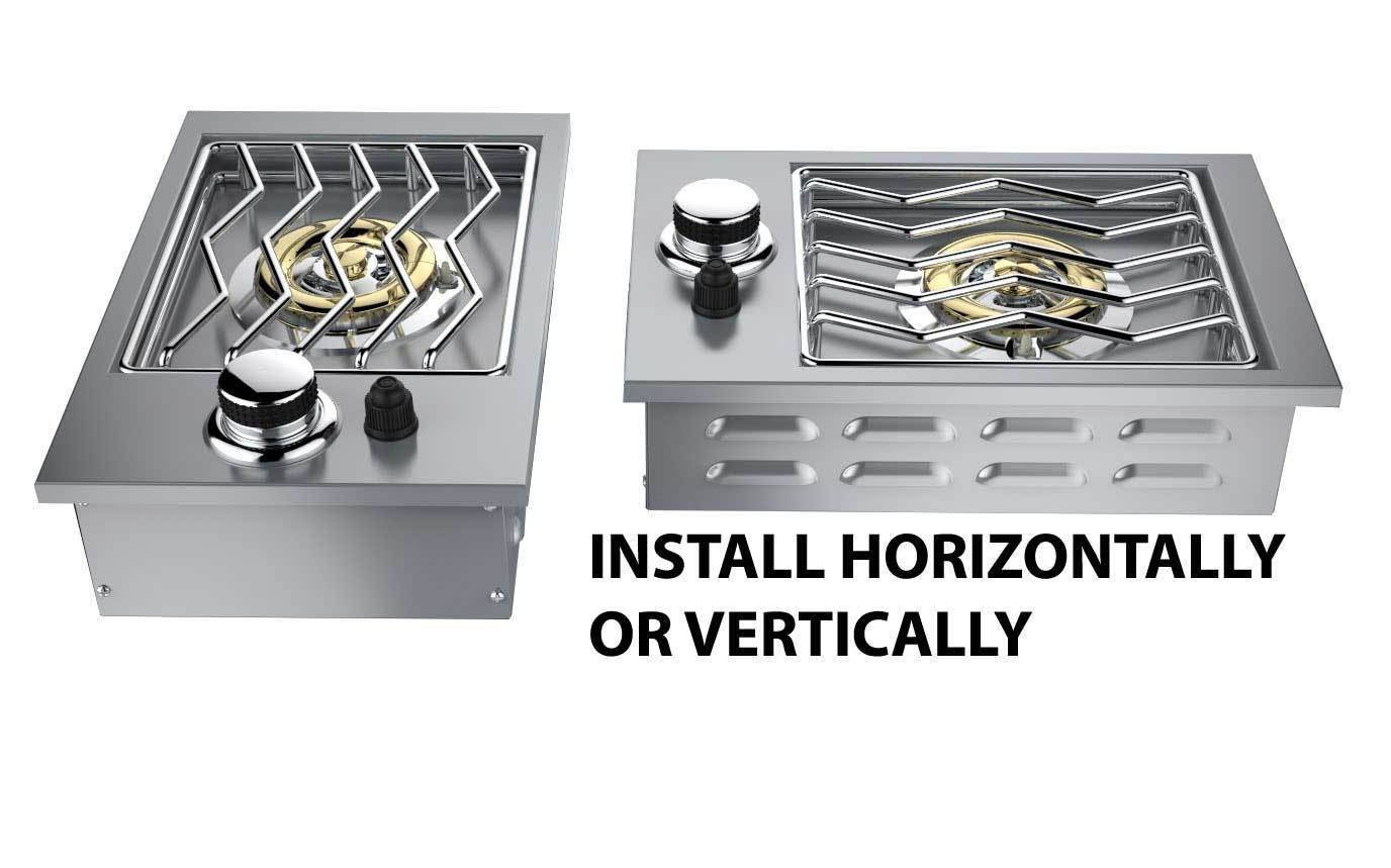 Sunstone Metal Products Outdoor Single-Side 1-Burner