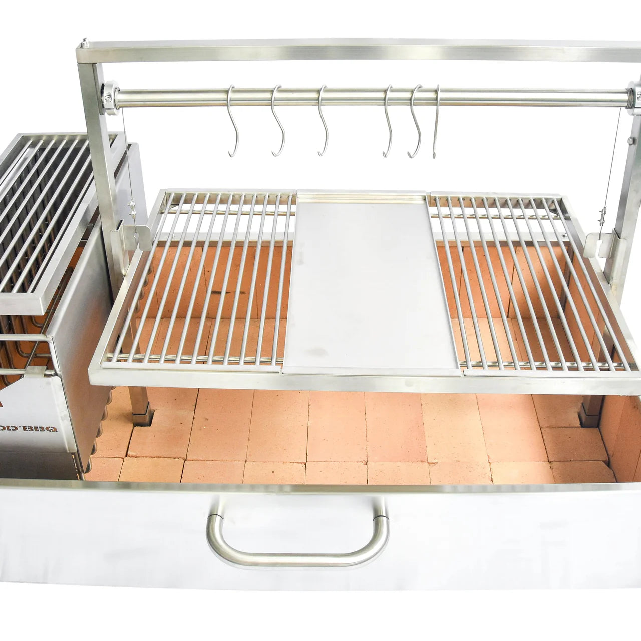 Tagwood BBQ25SS – XL Built‑In Argentine Stainless Steel Santa Maria Grill - Piratically Built