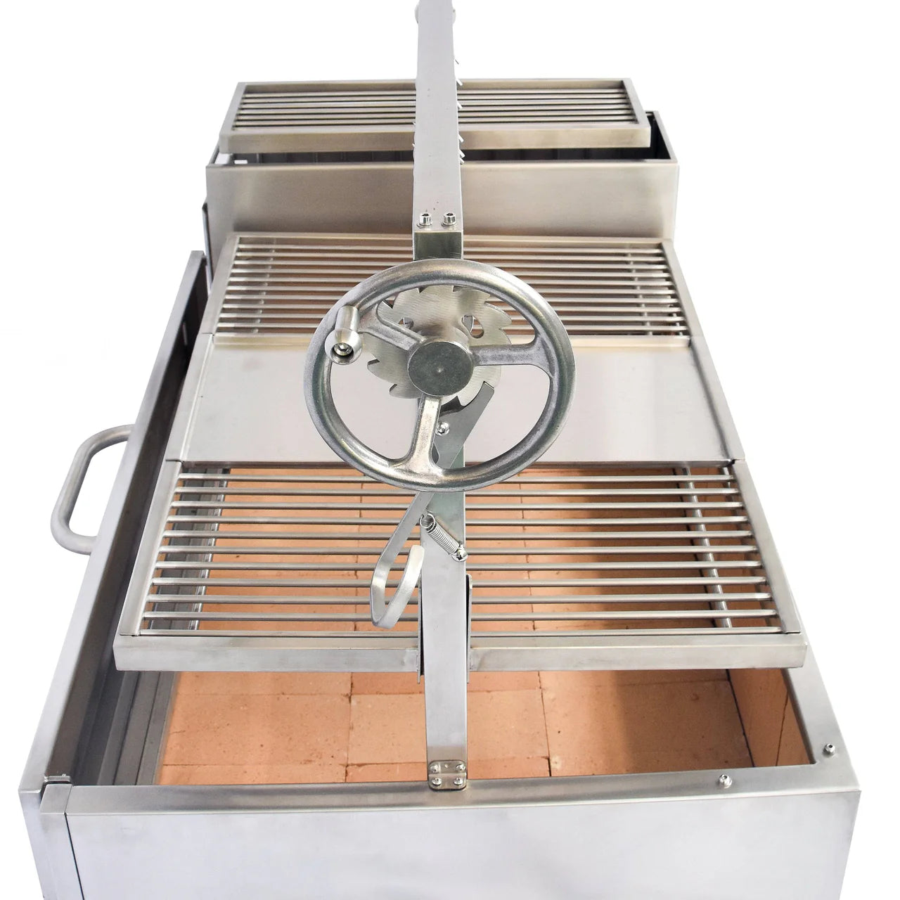 Tagwood BBQ25SS – XL Built‑In Argentine Stainless Steel Santa Maria Grill - Piratically Built