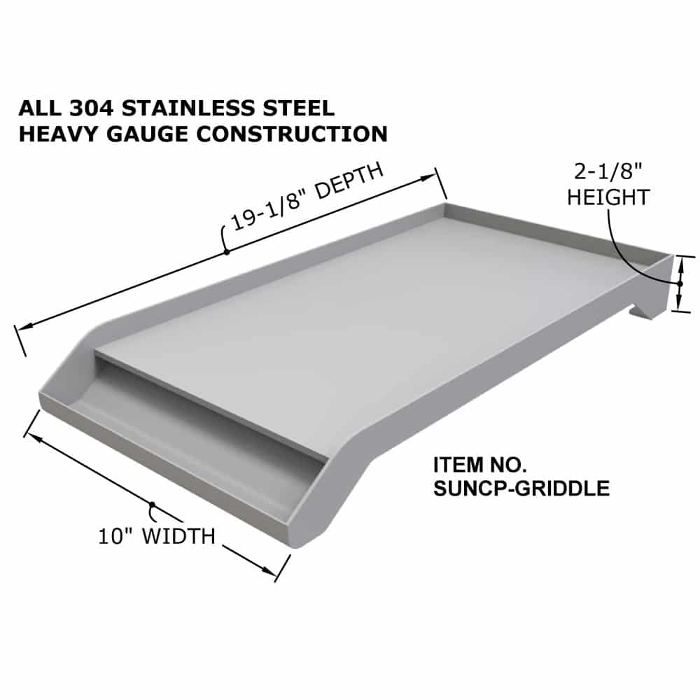 Sunstone Metal Products Ruby Series 36" Built-In 4-Burner