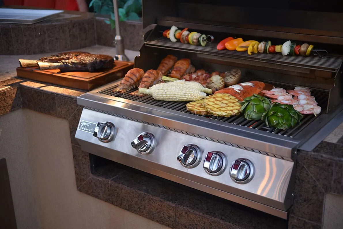 KoKoMo Grills Elite 32" 4-Burner Built-In Gas Grill