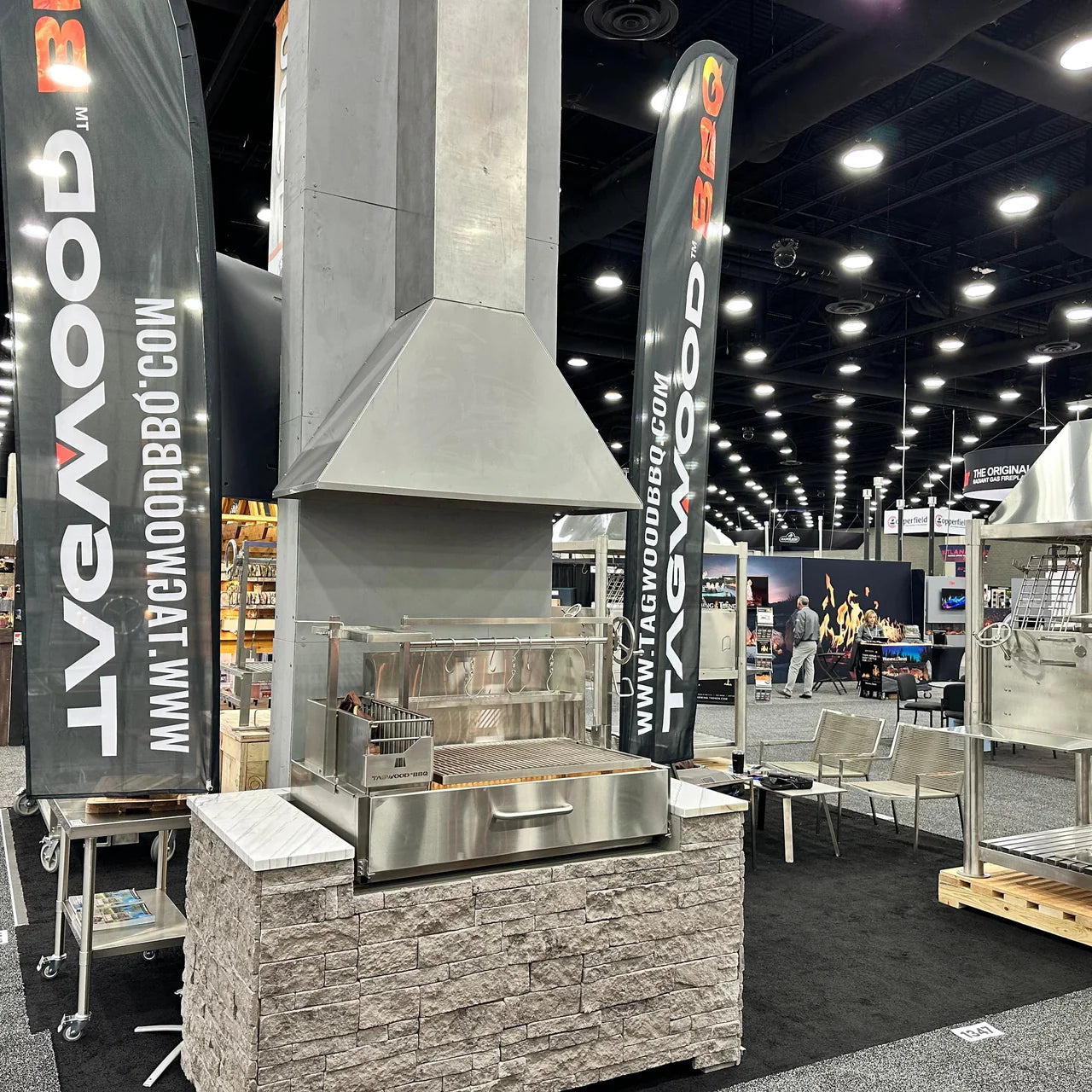 Tagwood BBQ25SS – XL Built‑In Argentine Stainless Steel Santa Maria Grill - Piratically Built
