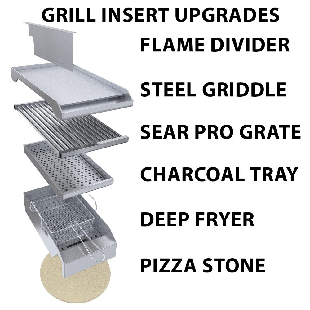 Sunstone Metal Products Ruby Series 30" Built-In 3-Burner