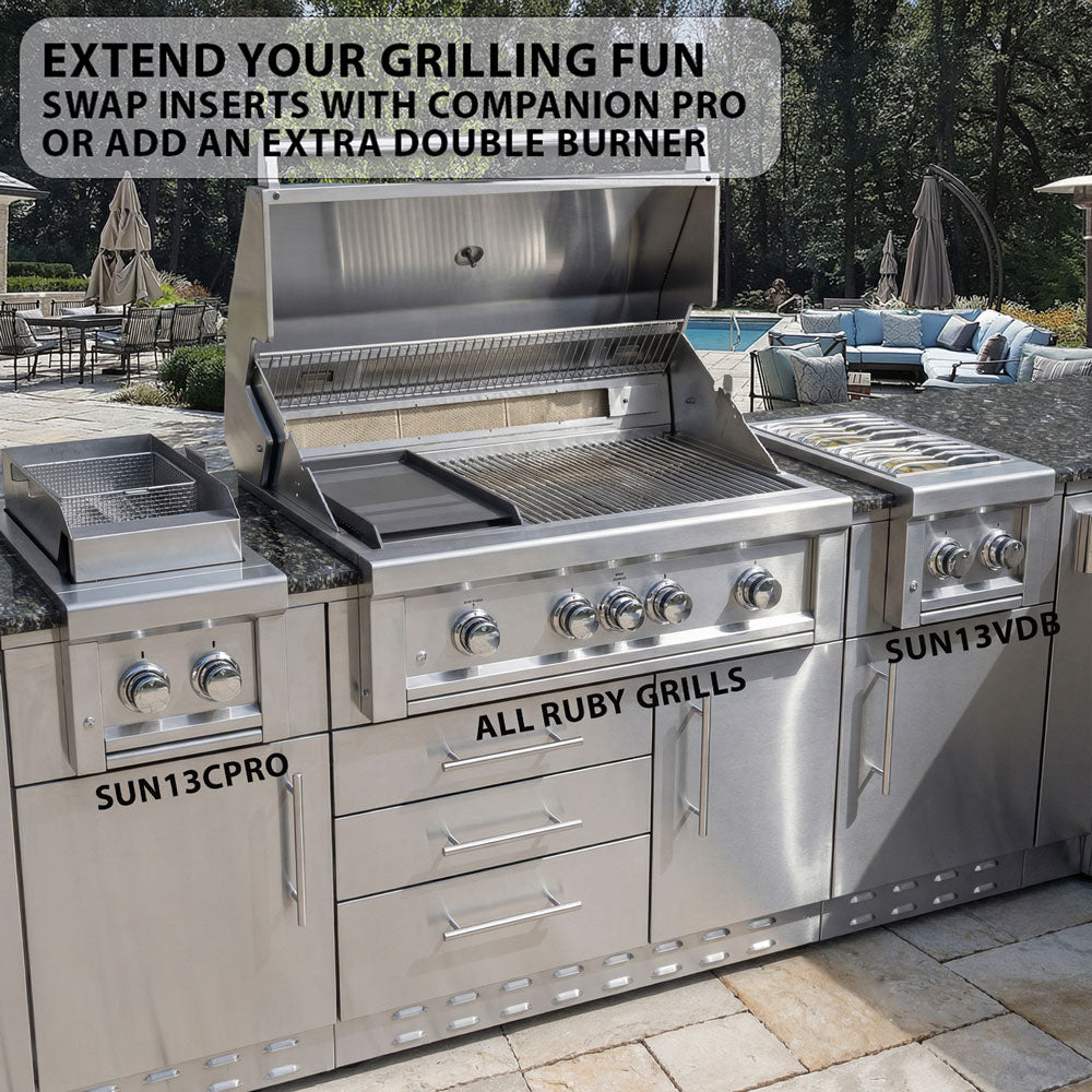 Sunstone Metal Products Ruby Series 36" Built-In 4-Burner