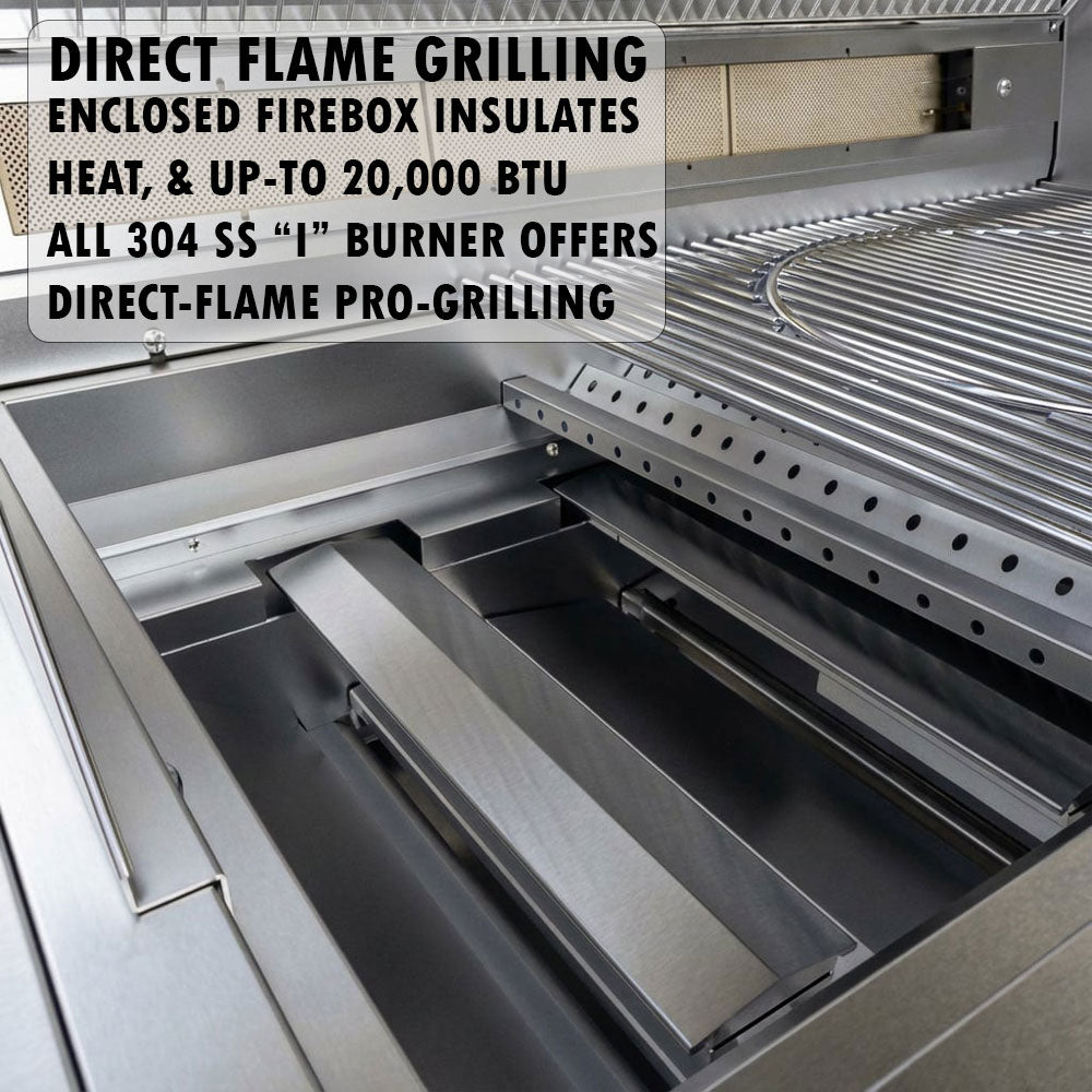 Sunstone Metal Products Ruby Series 36" Built-In 4-Burner