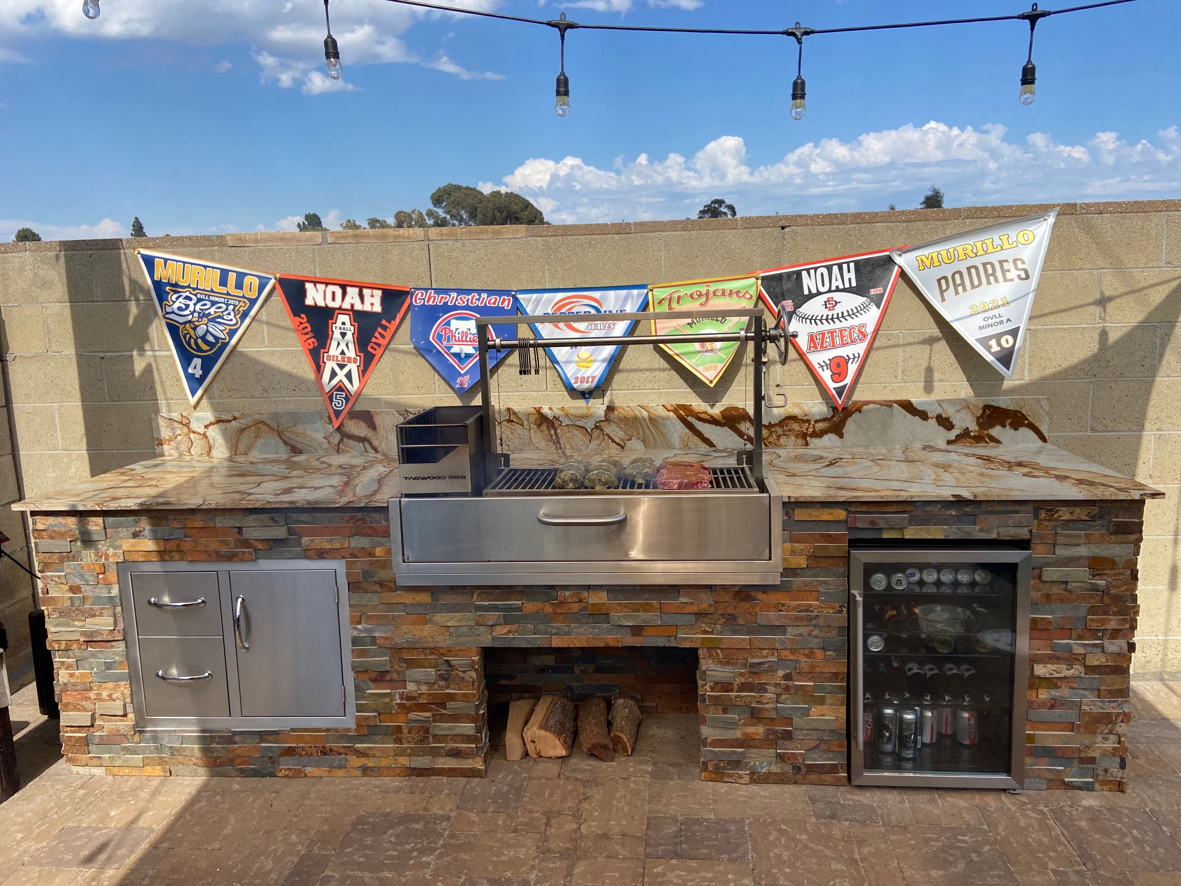 Tagwood BBQ05SS – Argentine Stainless Steel Santa Maria Grill - Piratically Built