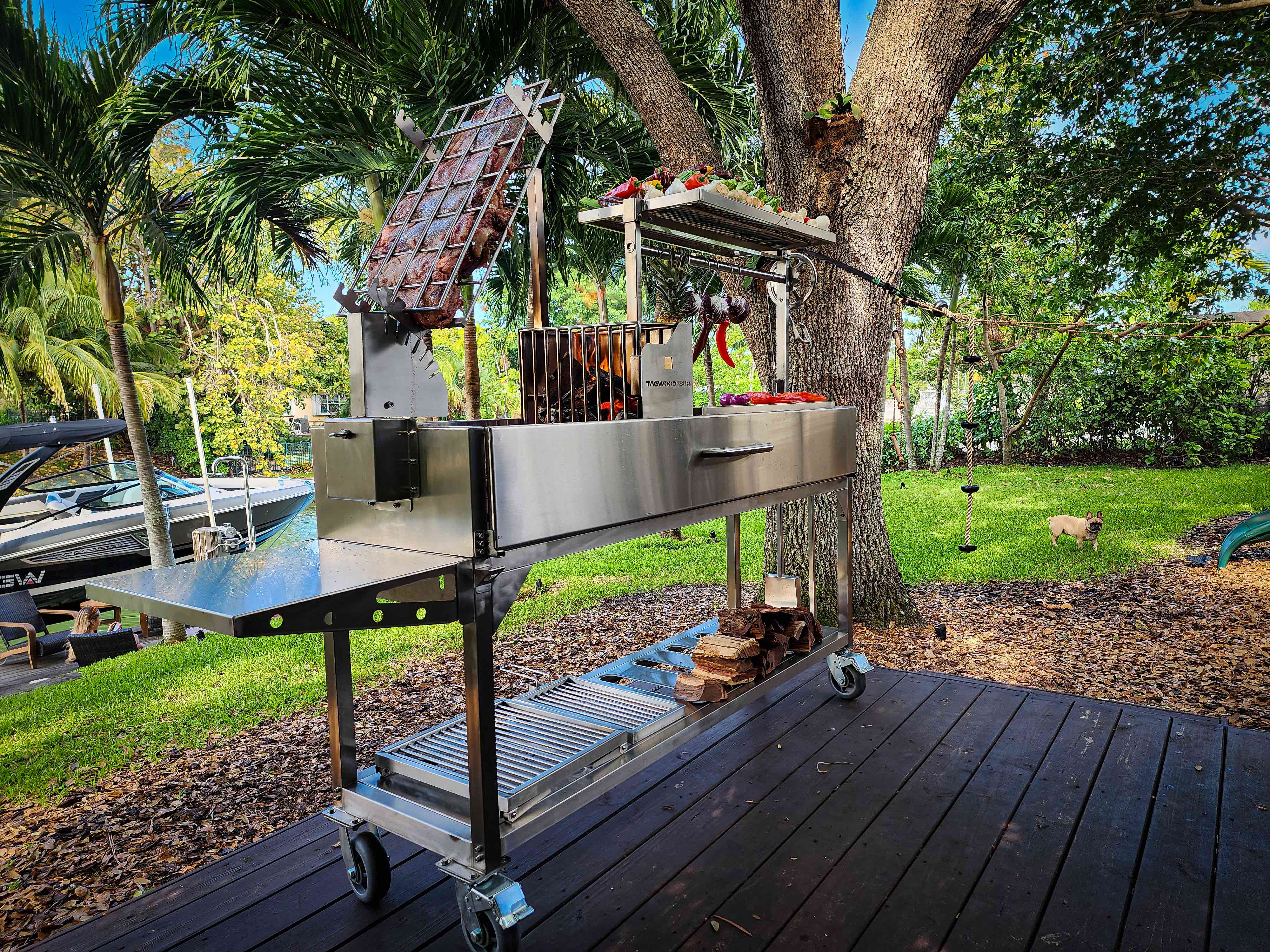 Tagwood BBQ06SS – Argentine Stainless Steel Santa Maria Grill