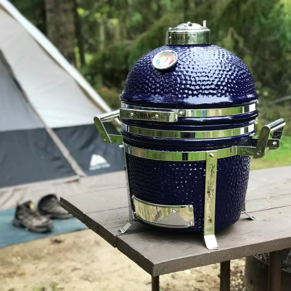 Saffire Small 13″ Kamado Grill – Sapphire Blue