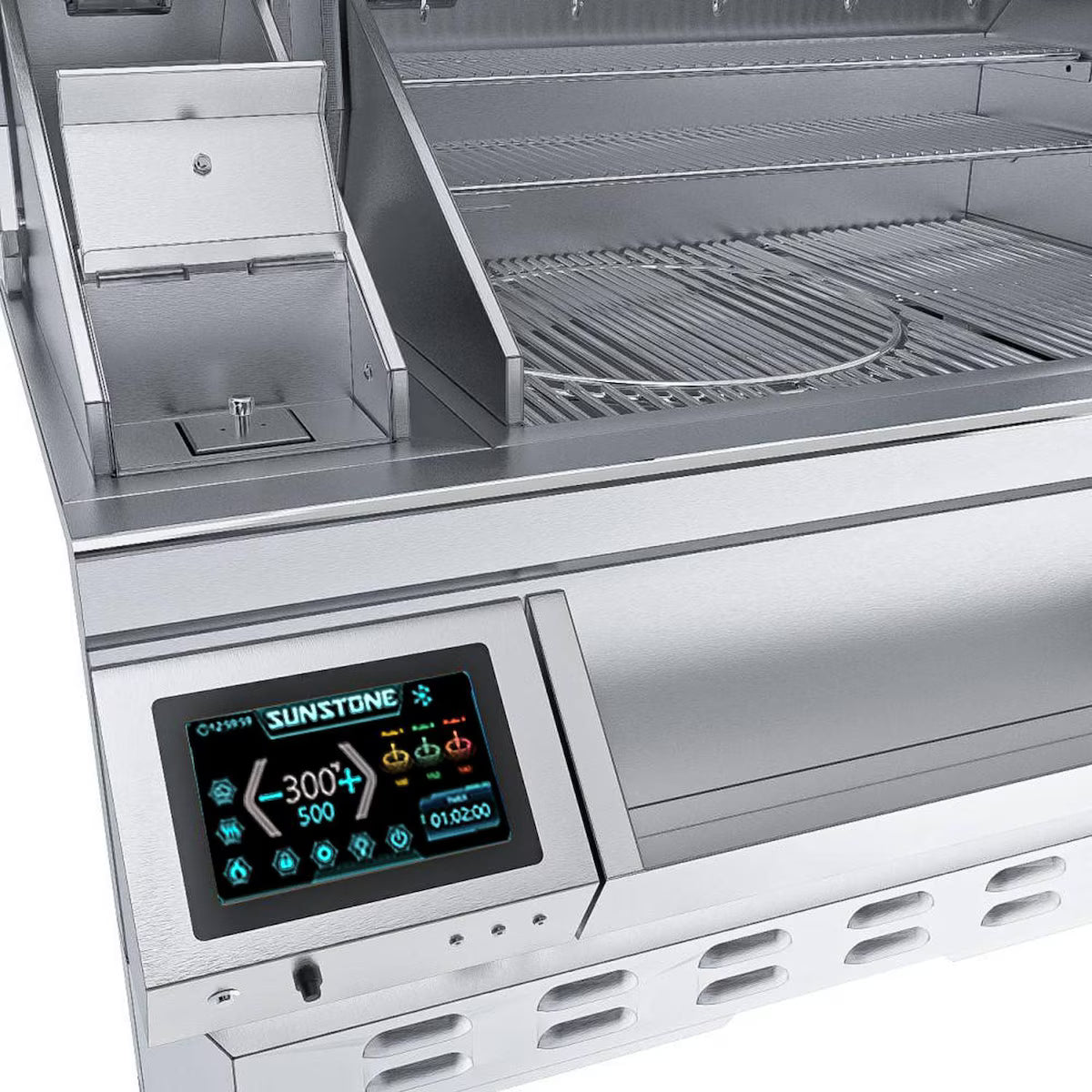 Sunstone 40" Built-In Electric Pellet Grill with Cold Smoker