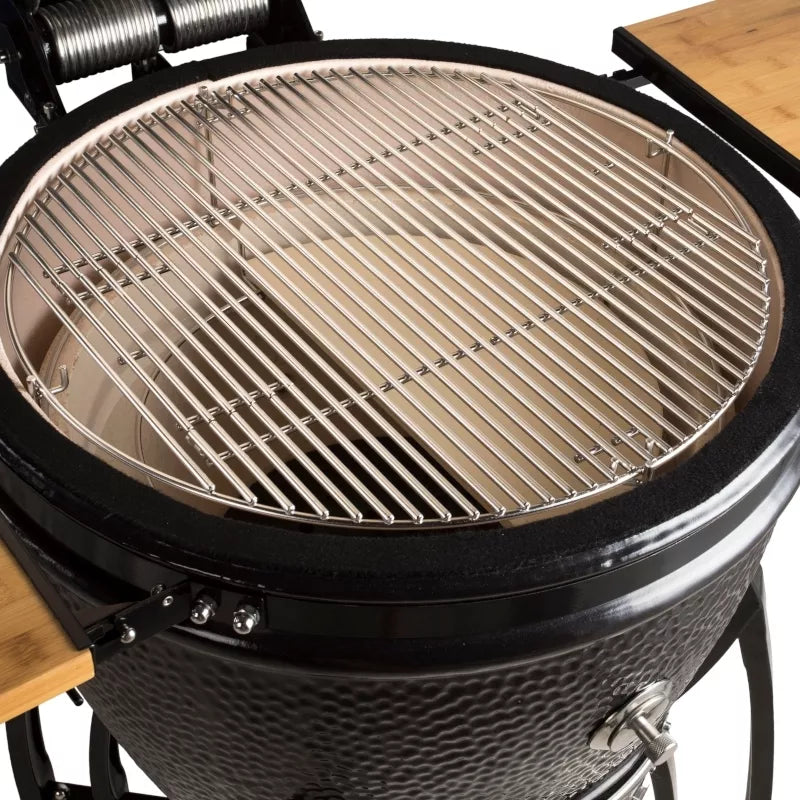 Saffire XL 23" Kamado Grill – Bronze Series (Onyx Black)