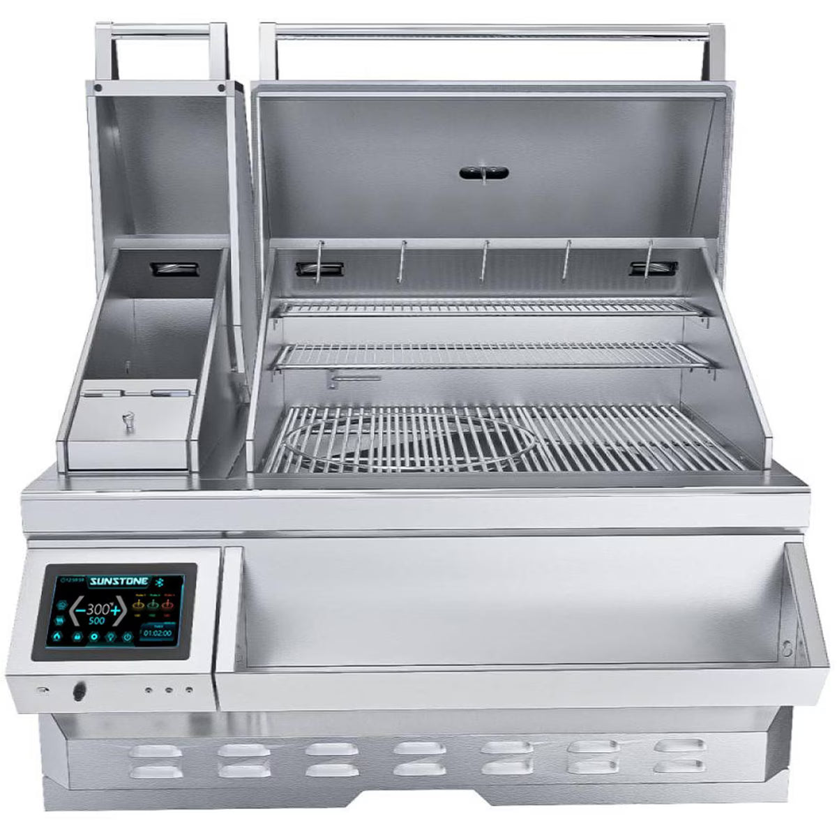 Sunstone 40" Built-In Electric Pellet Grill with Cold Smoker