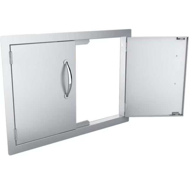 Sunstone Metal Products Classic Series Double Doors, 30 in. W x 21.125 in. H