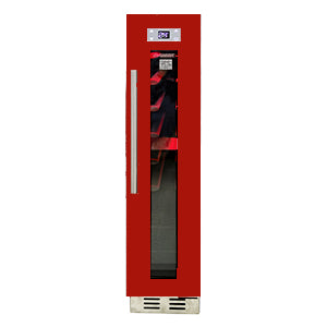 Equator Advanced Appliances 9-Bottle Single-Zone Wine Refrigerator – Red, Freestanding or Built-In, 7-Color LED, 110V