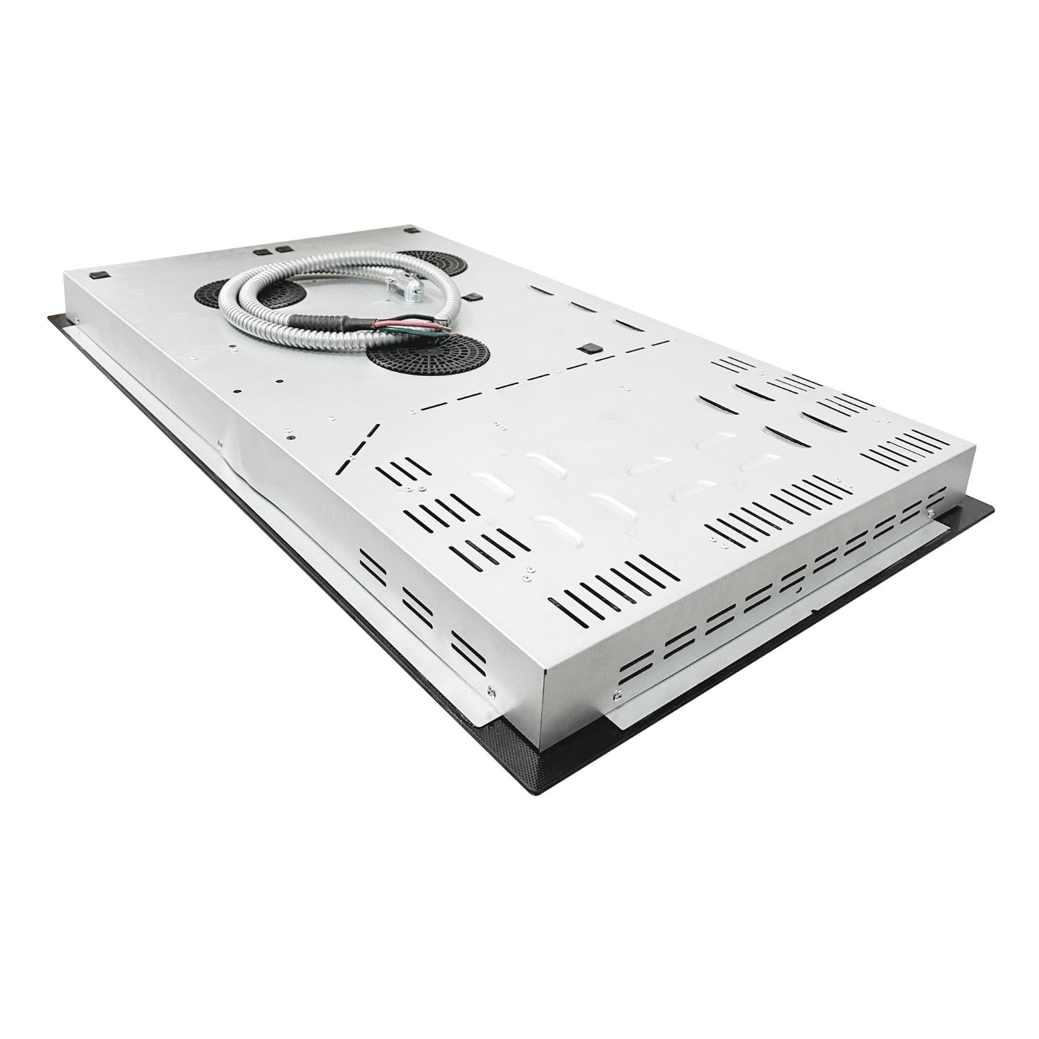 Equator Advanced Appliances 36″ Electric Hybrid Cooktop – 5 Burners, Ceramic & Induction, 220V Slider Touch