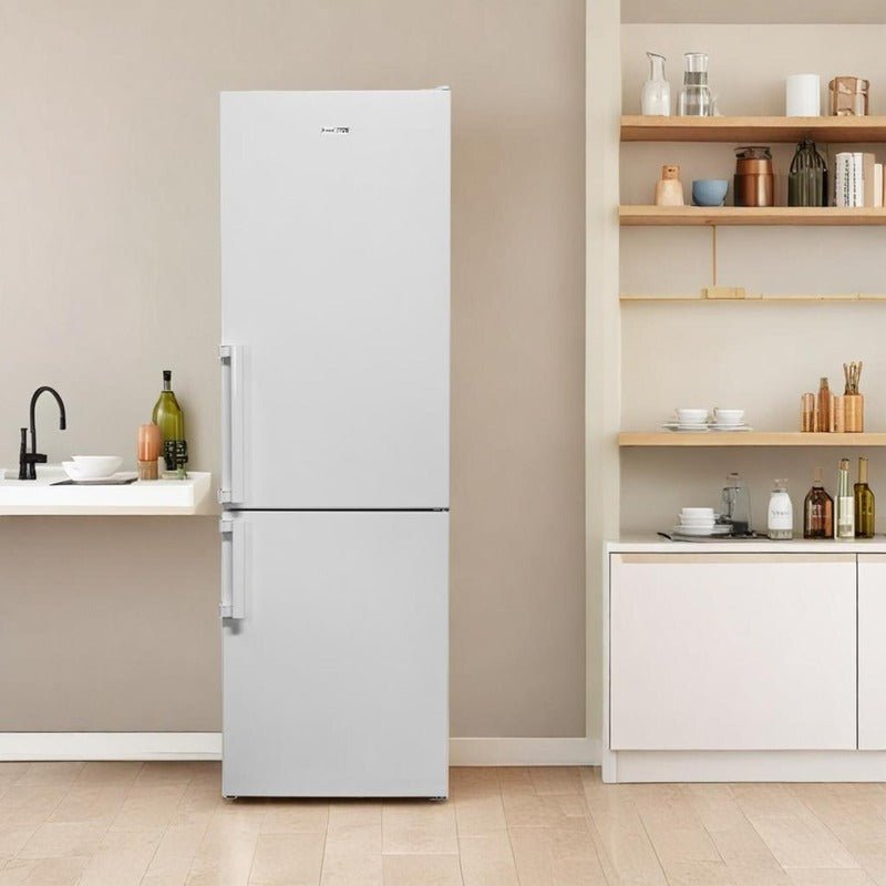 Conserv 12 Cu. Ft. No-Frost Bottom Freezer Refrigerator with Wine Rack – Garage Ready, ENERGY STAR®, White