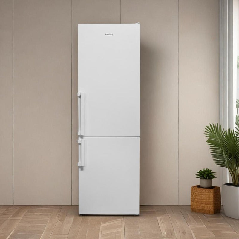 Conserv 12 Cu. Ft. No-Frost Bottom Freezer Refrigerator with Wine Rack – Garage Ready, ENERGY STAR®, White