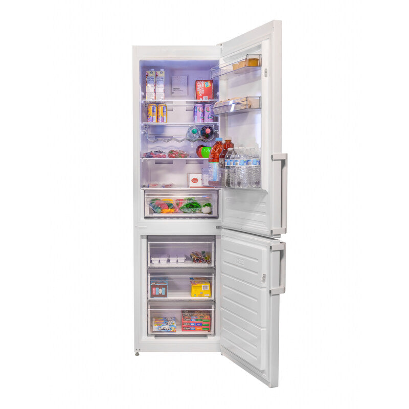Conserv 12 Cu. Ft. No-Frost Bottom Freezer Refrigerator with Wine Rack – Garage Ready, ENERGY STAR®, White