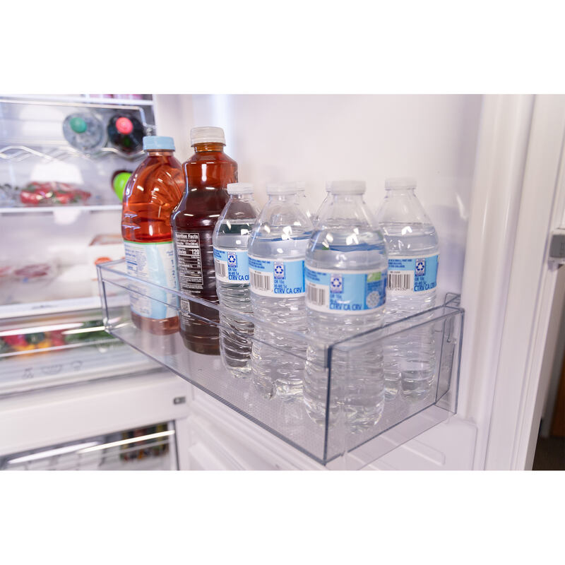 Conserv 12 Cu. Ft. No-Frost Bottom Freezer Refrigerator with Wine Rack – Garage Ready, ENERGY STAR®, White
