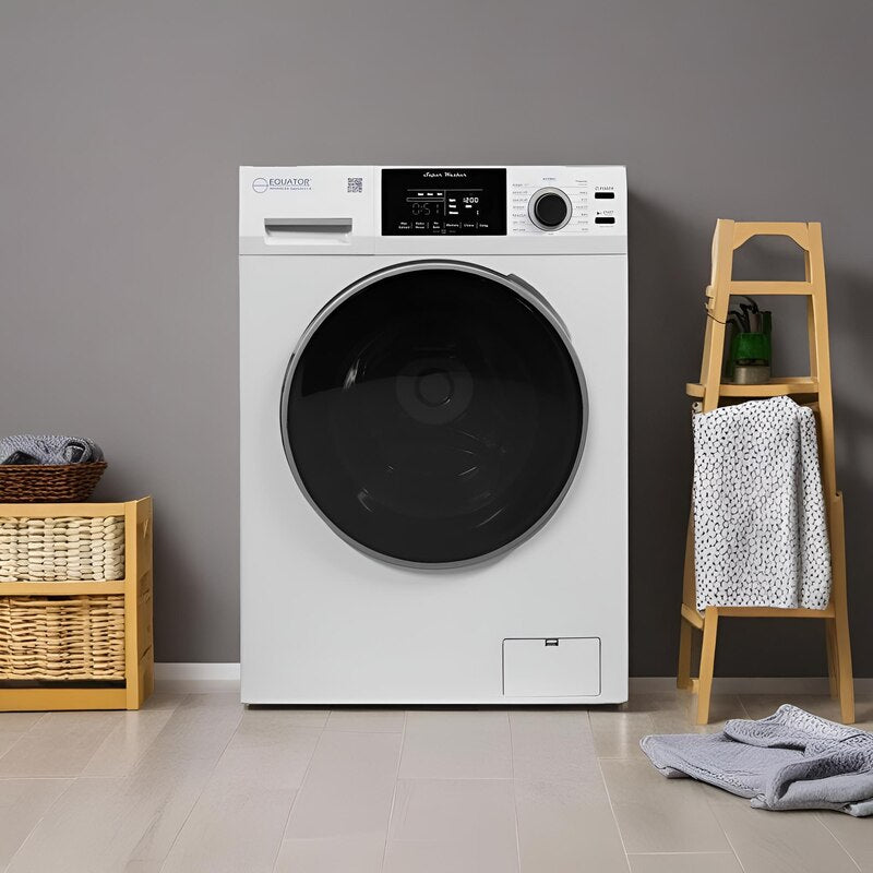 Equator Advanced Appliances Super Washer 1.9 cu. ft. / 18 lb Capacity with Sanitize &amp; Allergen Cycles, Winterize Function, 1400 RPM, White, 110V
