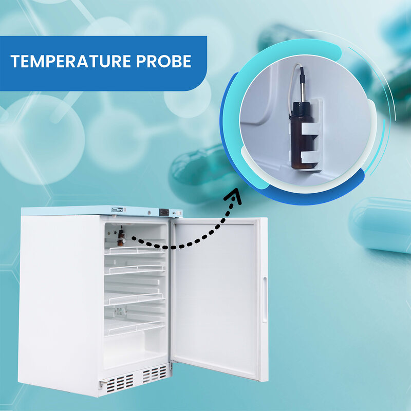 Conserv 3.9 Cu. Ft. Compact Commercial &amp; Pharmaceutical Refrigerator – 24″ Wide, WiFi Enabled, 110V