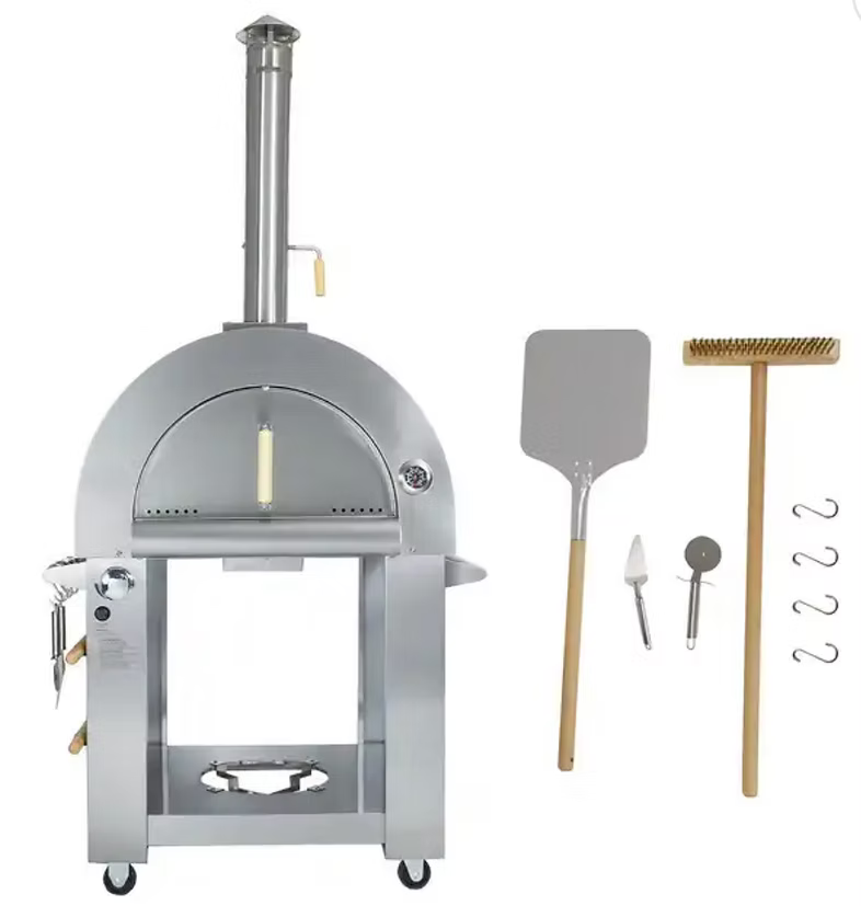 KoKoMo Grills 32″ Dual-Fuel Gas or Wood-Fired  Pizza Oven