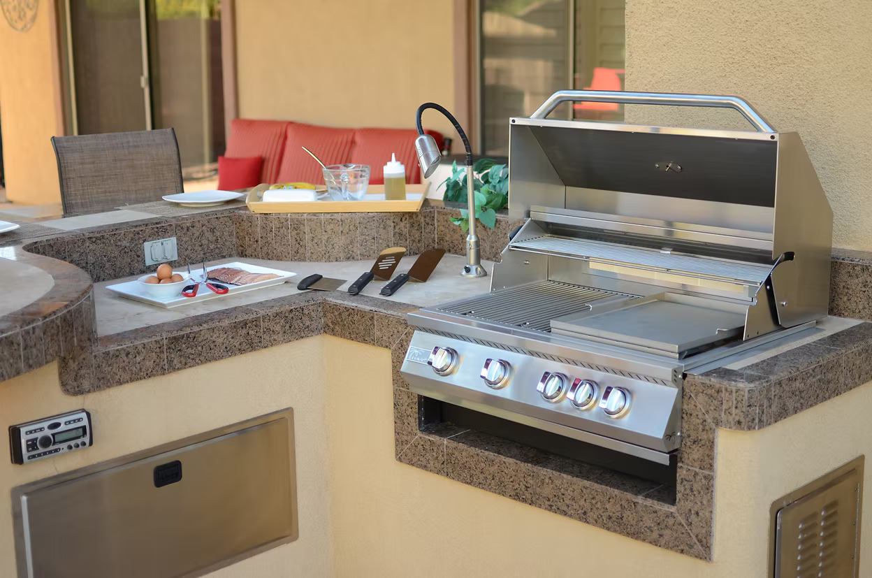 KoKoMo Grills Outdoor Kitchen Grill Griddle Plate Insert
