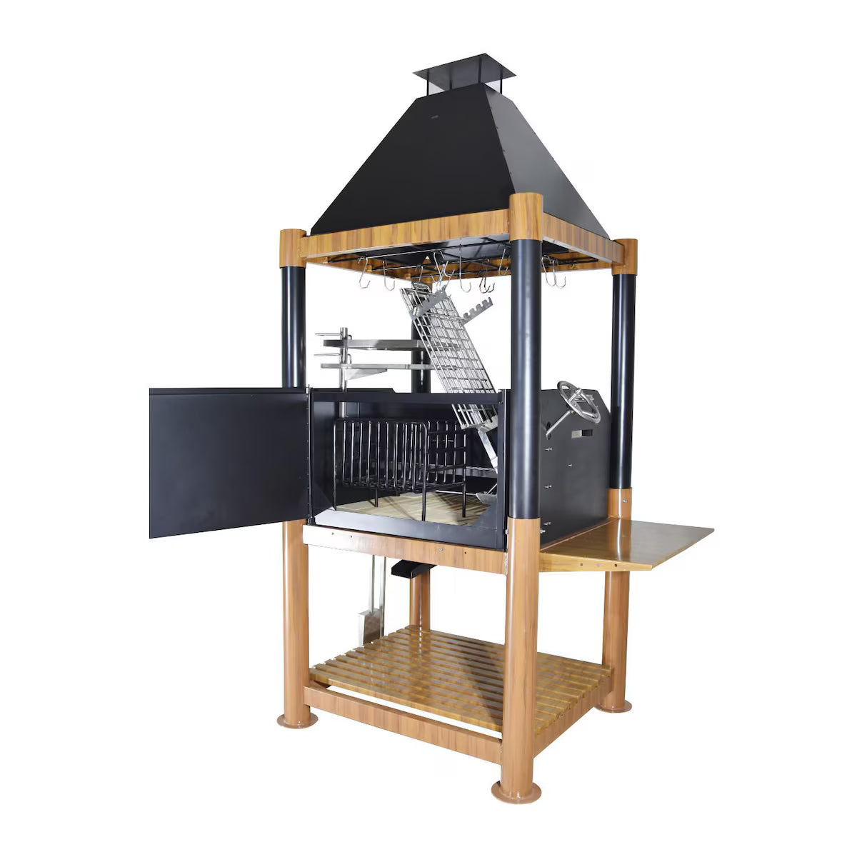 Tagwood BBQ02SI Argentine Firewood & Charcoal Grill