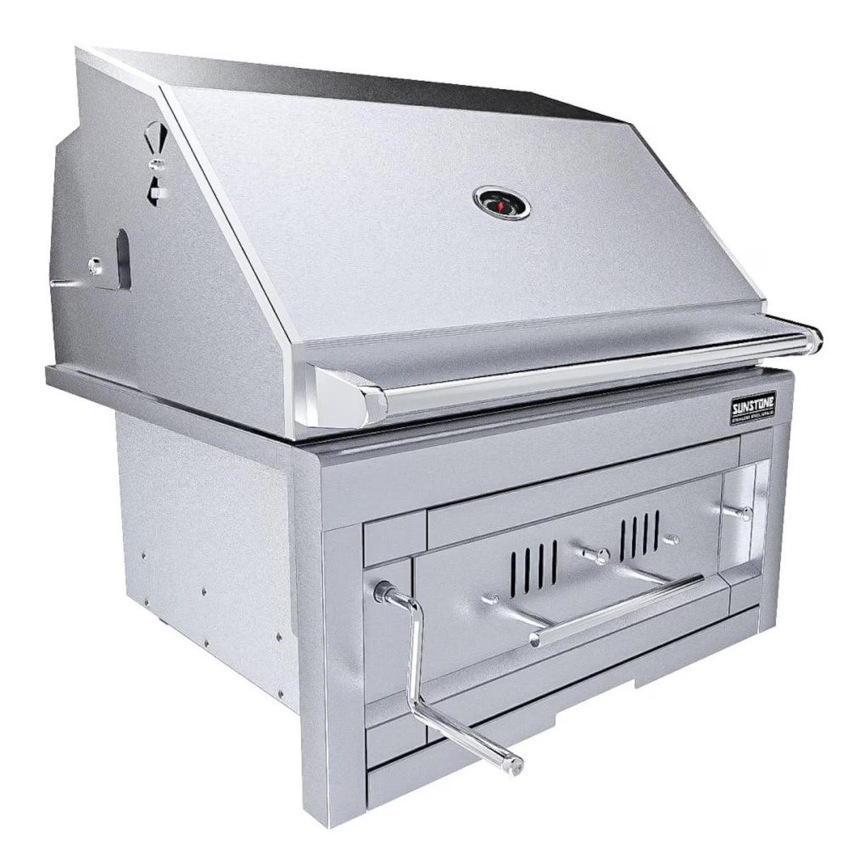 Sunstone 28" Built-In Charcoal & Wood Grill