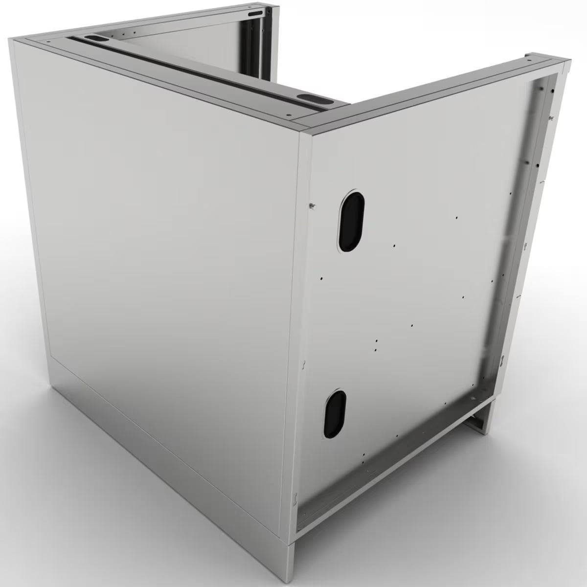 Sunstone SAC34GLPCD – 34-Inch Gas Grill Base Cabinet with Propane Tank Storage
