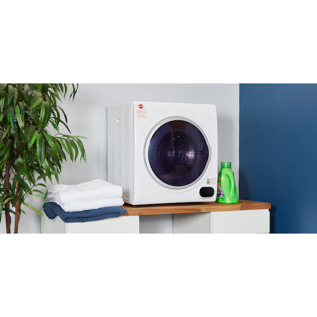 Equator Advanced Appliances 3.5 cu. ft. Stackable Vented Electric Dryer – White