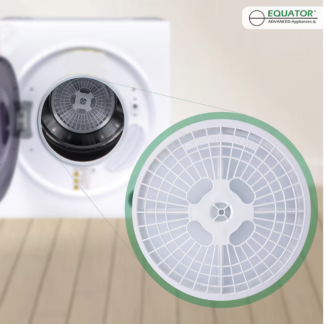 Equator Advanced Appliances 3.5 cu. ft. Stackable Vented Electric Dryer – White