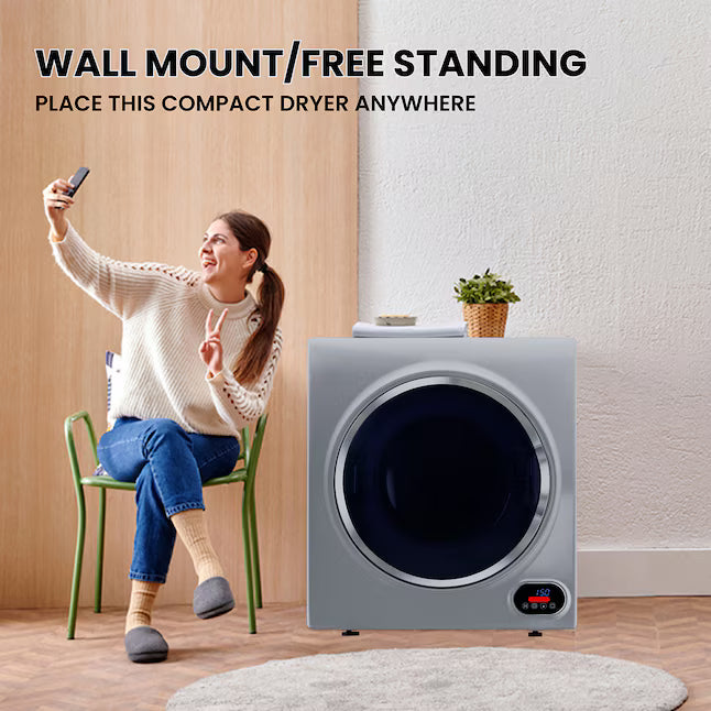 Equator Advanced Appliances 3.5 cu. ft. Stackable Vented Electric Dryer – Silver