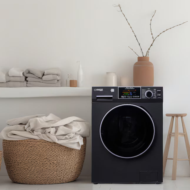 Equator Advanced Appliances 1.9 cu. ft. Convertible Ventless All-in-One Washer & Dryer Combo – Black
