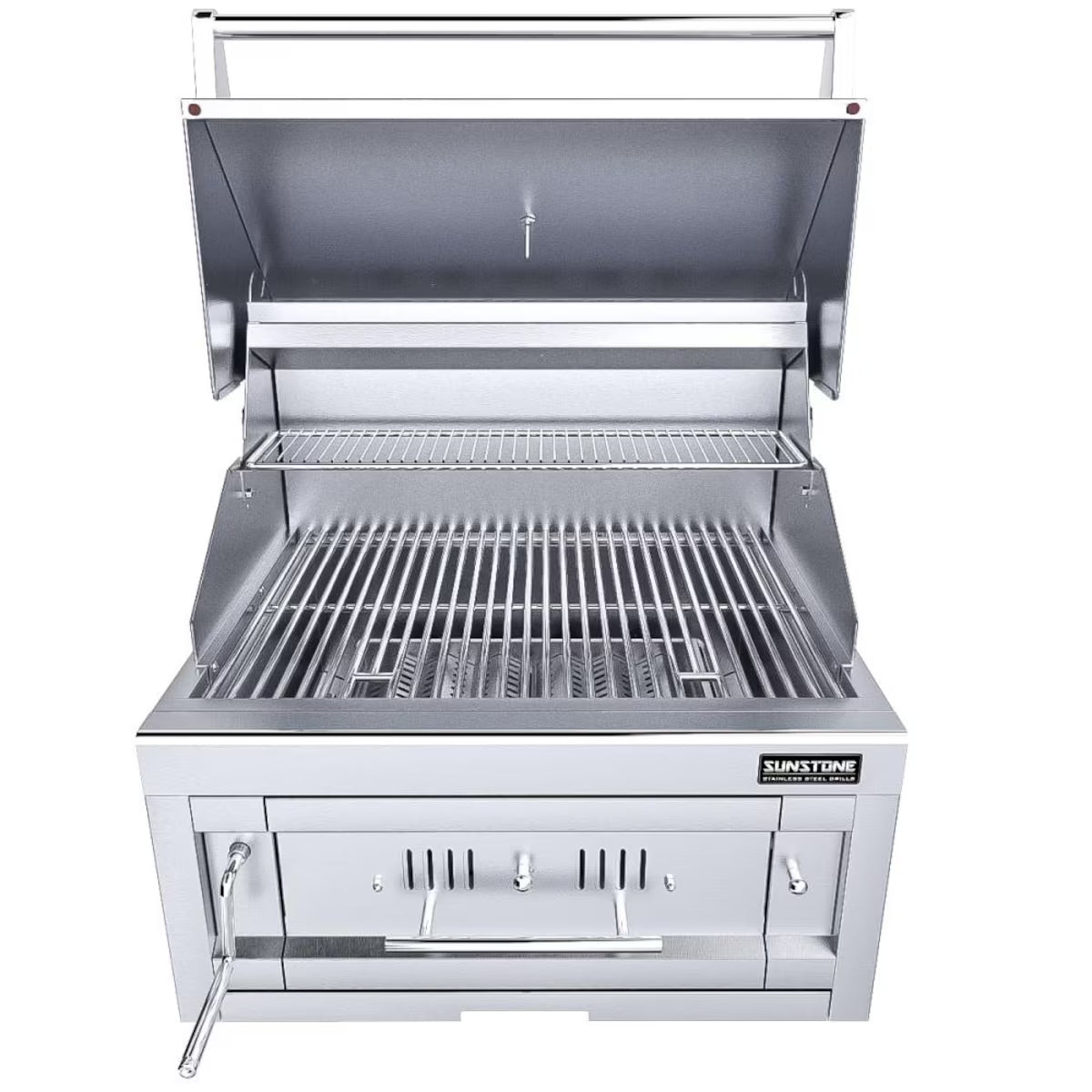 Sunstone 28" Built-In Charcoal & Wood Grill