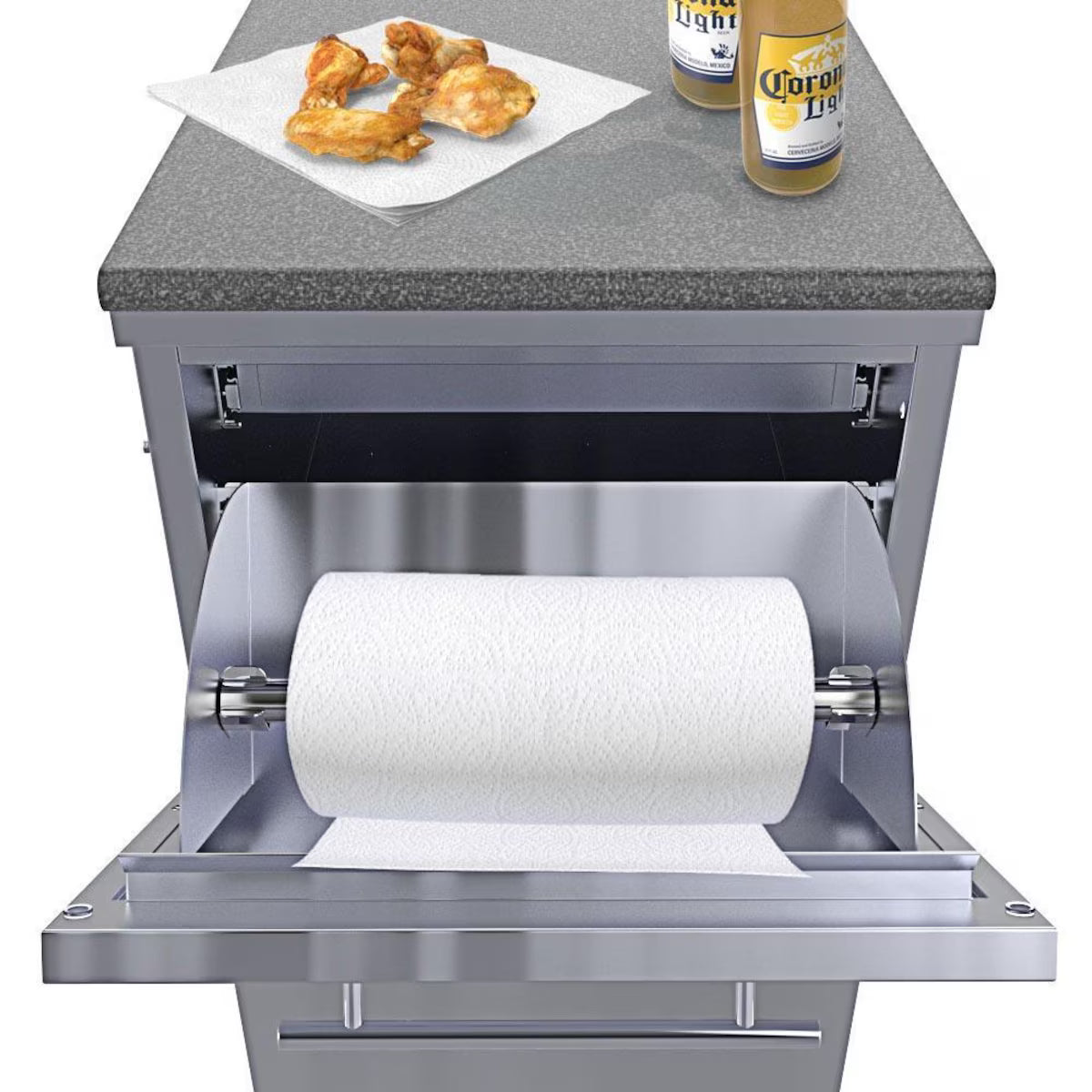 Sunstone SBC18DPIC – 18-Inch Double Pull-Out Ice/Utility Cabinet